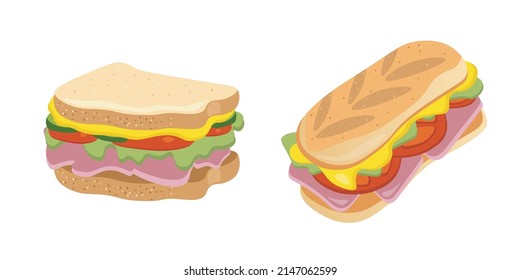 819 Blt sandwich Stock Vectors, Images & Vector Art | Shutterstock