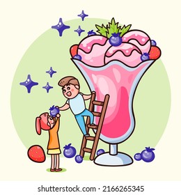 Set of delicious sweets and desserts. Sweet collection of tasty decorated desserts and candies 