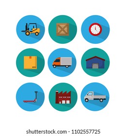 Set of delivery icons