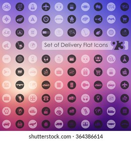 Set of delivery icons