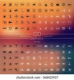 Set of delivery icons