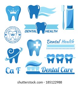 Set of dental decorative elements