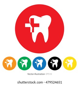 Set of dental icon