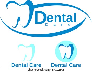 set of dental icon in vector format very easy to edit