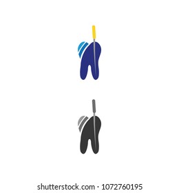 A set of dental icons