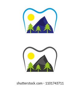 a set of dental icons