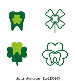 a set of dental icons