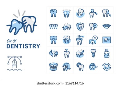 Set of Dentistry icon 
