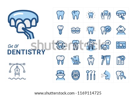 Set of Dentistry icon 