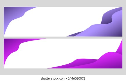 Set Design Banner Background. Vector