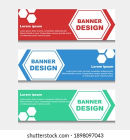 Plantilla web de conjunto de banners de diseño. se puede utilizar para diseño de flujo de trabajo, diagrama, diseño web. y Vector de etiquetas