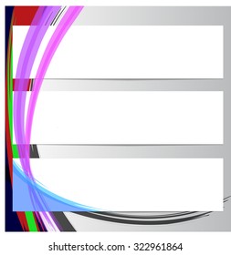 Set design banners. Illustration on white background.