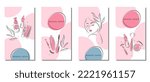 Set of design for Beauty salon. Makeup tools, cosmetic brushes, lipstick, blush, eyelash extension, brows, female portrait. Vector illustration