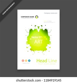 Set of design of brochure, abstract annual report, cover modern layout, flyer Abstract presentation templates. Flyer text font. Ad flyer text. White a4 brochure cover design.