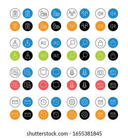 set design business icon web Vector Template