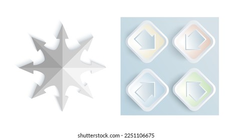 Set Design business presentation template. Vector illustration EPS 10. Can be used for chart process the financial company, technology infographics, number banners, charts and graphs or powerpoint 