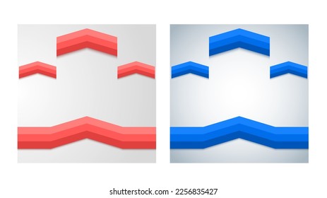 Set Design business presentation template. Vector illustration EPS 10. Can be used for chart process the financial company, technology infographics, number banners, charts and graphs or powerpoint 