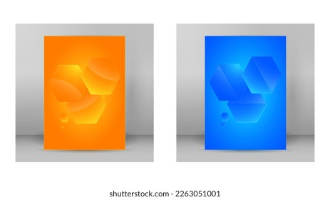 Set Design business presentation template. Vector illustration EPS 10. Can be used for chart process the financial company, technology infographics, number banners, charts and graphs or powerpoint 