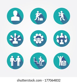Set design concept icons and apps. Icons for web design and info-graphic.Vector illustration.