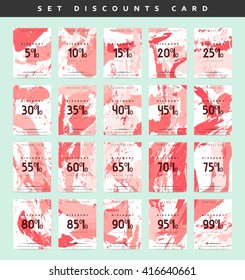 Set design discounts holi. Price tag. Black Friday. Clearance Sale coupon. 