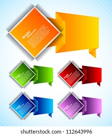 Set of design element. Abstract colorful illustration