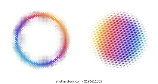 Set design element circle. Isolated bold vector colors  golden ring from. Abstract glow wavy stripes of many glittering swirl created using Blend Tool. Vector illustration EPS10 for your presentation