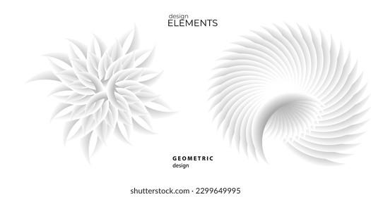 Set design element circle. Isolated bold vector colors golden ring from. Abstract glow wavy stripes of many glittering swirl created using Blend Tool. Vector illustration EPS10 for your presentation
