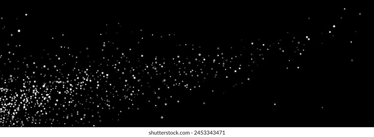 Set Design element for kitchen, bakery, advertising, video. Powder sugar explosion or splash png, falling flour, salt powder falling gently. Top view 3d effect	