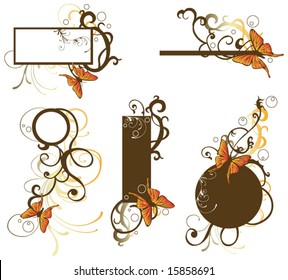 Set of design elements