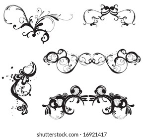 Set of design elements