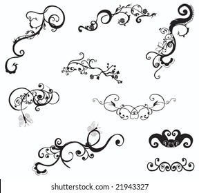 Set of design elements