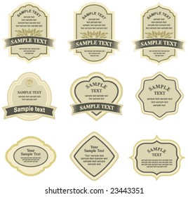 Set of design elements