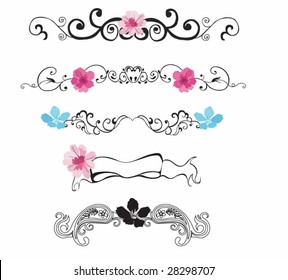 Set of design elements