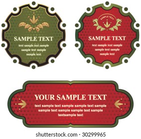 set of design elements