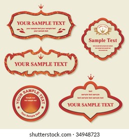set of design elements