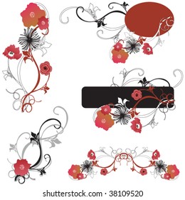 Set of design elements