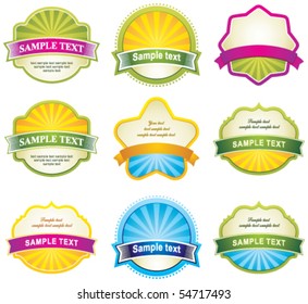 set of design elements