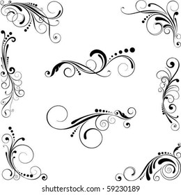 Set of design elements