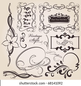 set of design elements