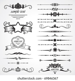 set of design elements