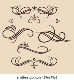 Set of design elements