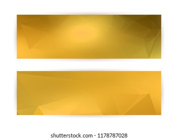 Set Design elements business presentation template. Vector illustration horizontal web banners background, backdrop abstract blurry form. EPS 10 for web buttons template, web site page presentation