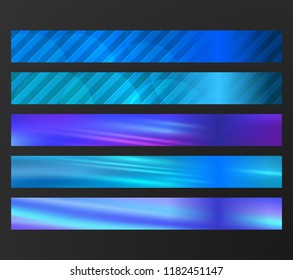 Set Design elements business presentation template. Vector illustration horizontal web banners background, backdrop abstract mosaic form. EPS 10 for web buttons template, web site page presentation