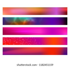 Set Design elements business presentation template. Vector illustration horizontal web banners background, backdrop abstract mosaic form. EPS 10 for web buttons template, web site page presentation