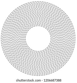 Set Design elements. Curved many streak. Abstract Circular logo element on white background isolated. Creative band art. Vector illustration EPS 10. digital for promotion new product
