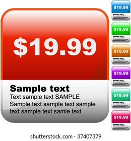 Set of design elements for sale.