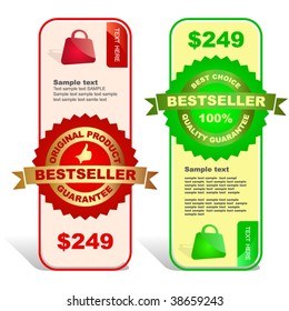 Set of design elements for sale.