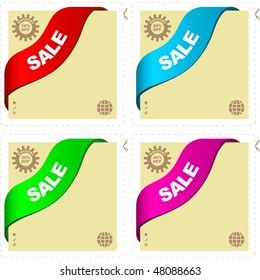 Set of design elements for sale.