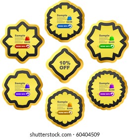 Set of design elements for sale.