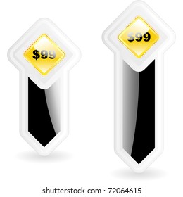 Set of design elements for sale.